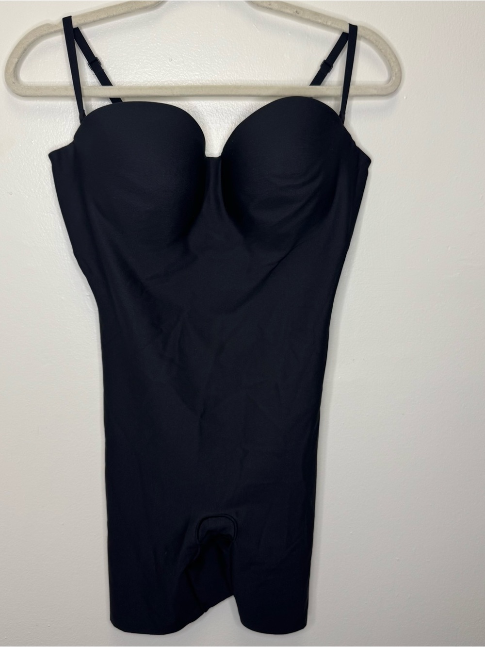 Skims Mid Thigh Shapewear Bodysuit Large Black